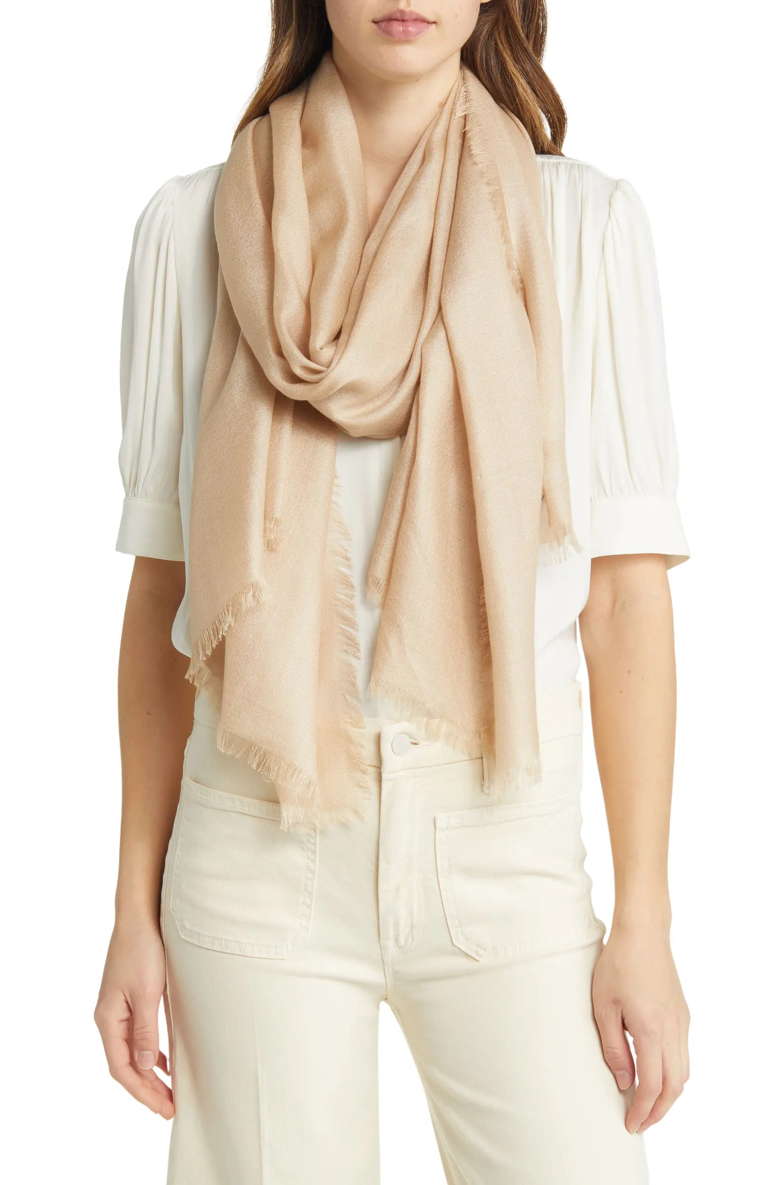 Cashmere & Silk Wrap | Nordstrom