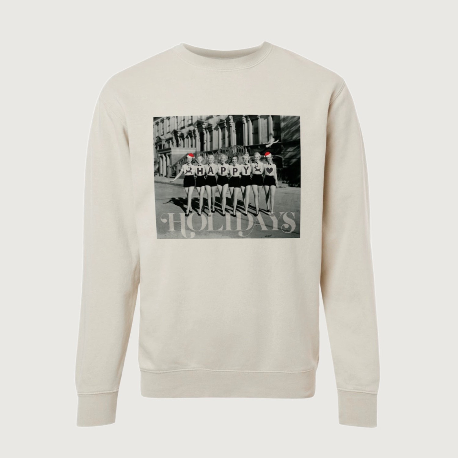 Vintage Happy Holiday  Crewneck | EllandEmm