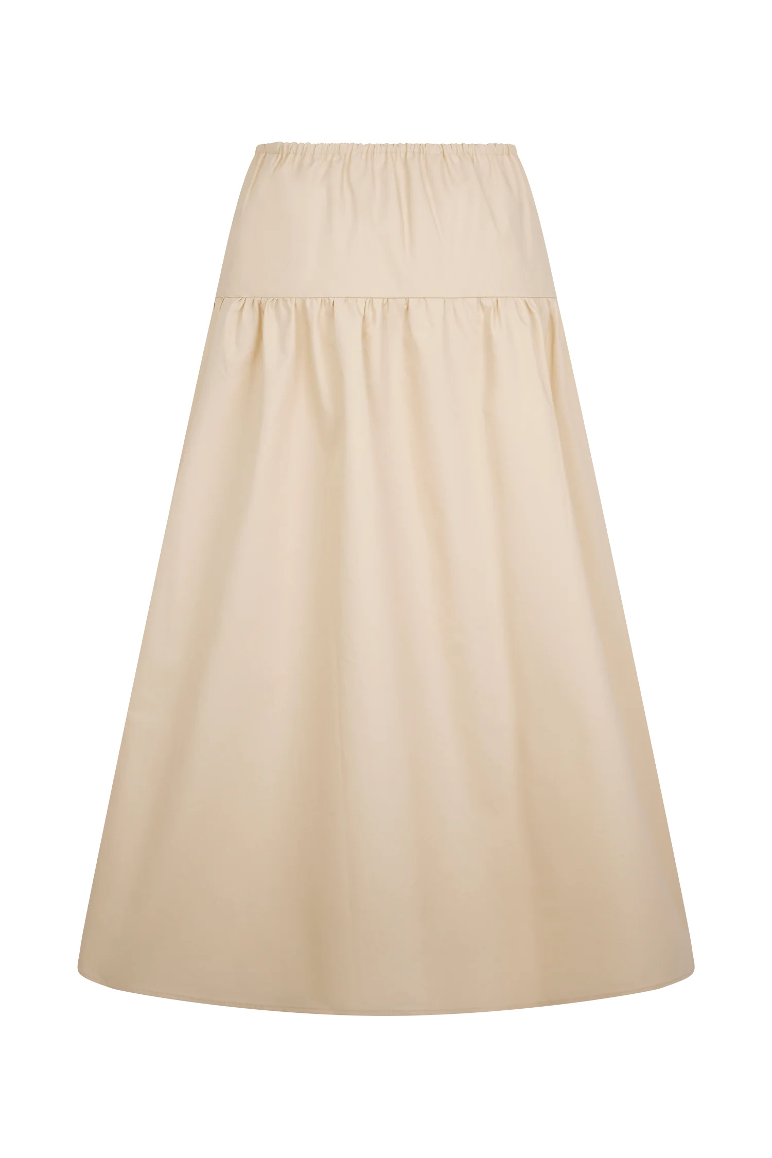 Amirah Midi Skirt - Nude | MESHKI US