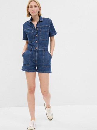 Denim Romper with Washwell | Gap (US)