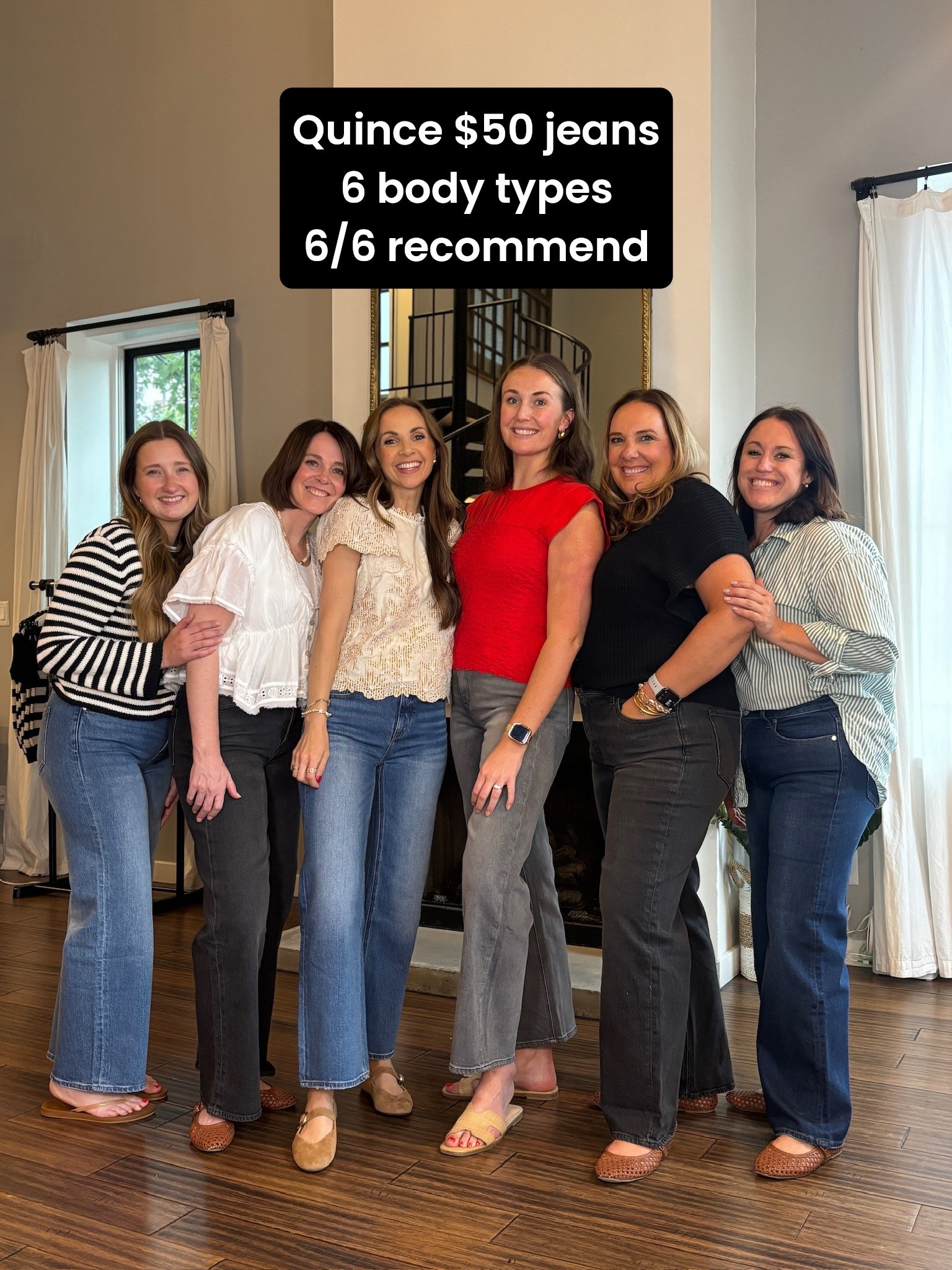 We all loved @quince Bella straight jeans- they run true to size! 