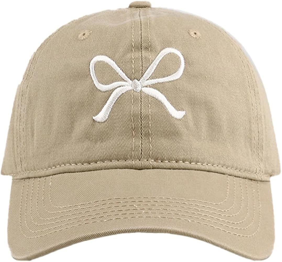 Bow-Tie Baseball Cap for Women Fashion Sun Hats for Women Trucker Hat Y2k Sun Cap Visor Cap Hikin... | Amazon (US)