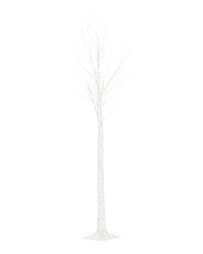 6ft Outdoor Safe Led Lit Starry Birch Tree With Timer | TJ Maxx