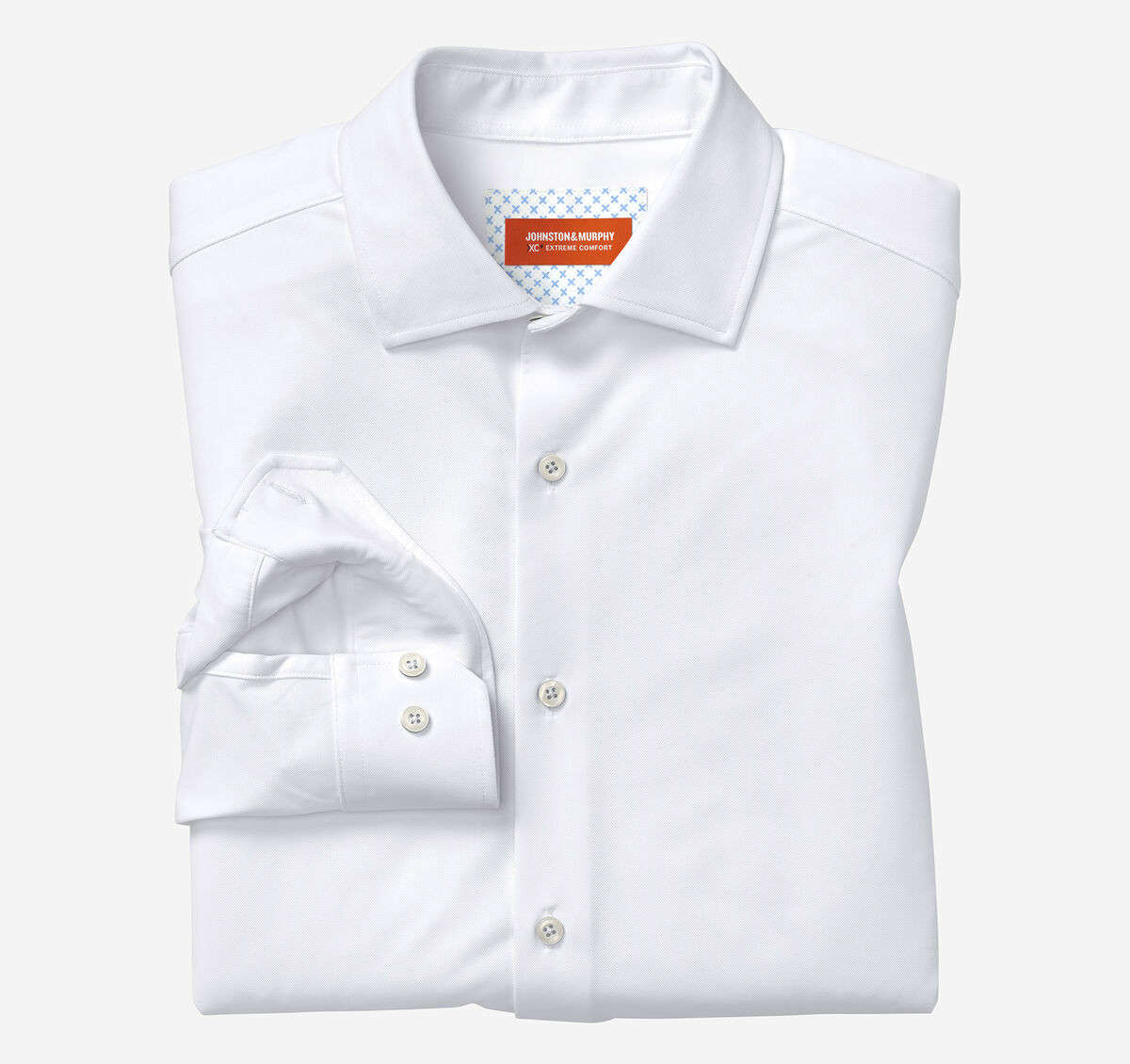 XC+™ Motion Long-Sleeve Dress Knit Shirt | Johnston & Murphy