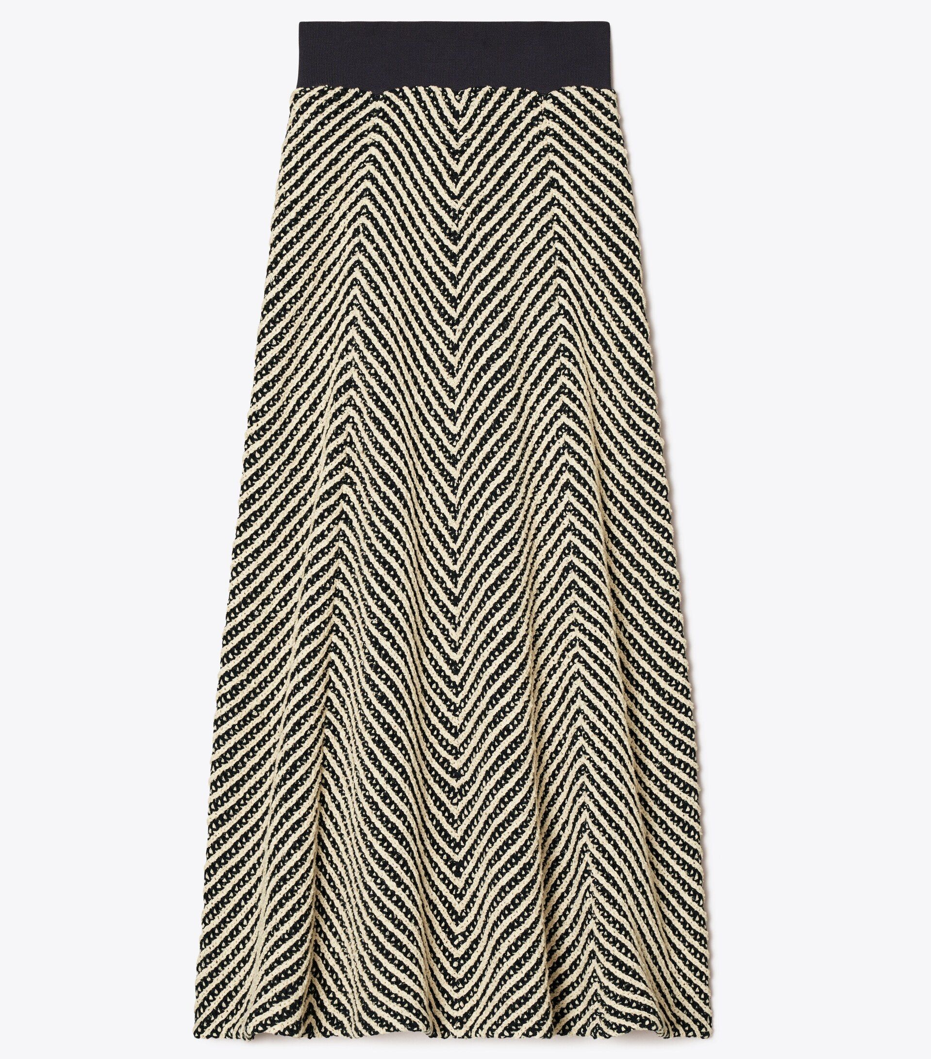 Chevron Stripe Skirt | Tory Burch (US)
