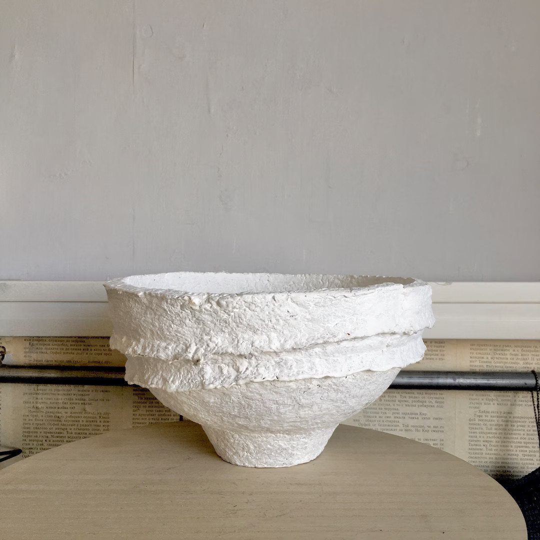 Handmade L large pulp antique inspired wabi sabi Etsy Home Decor Finds Etsy Favorites | Etsy (US)