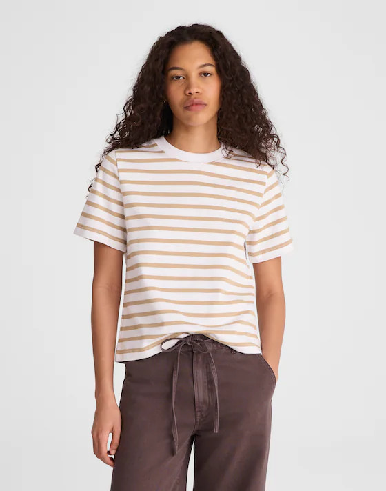 Heavyweight Crewneck Tee | Madewell