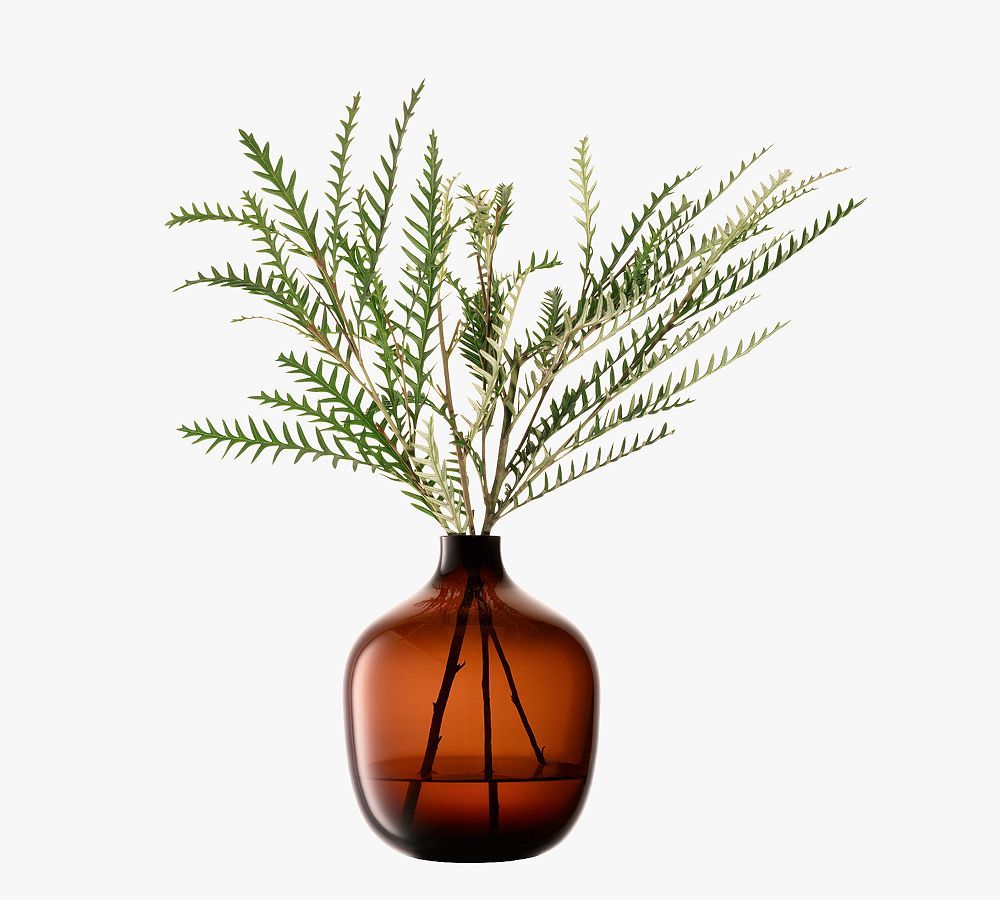 Lukas Amber Brown Vase | Pottery Barn (US)