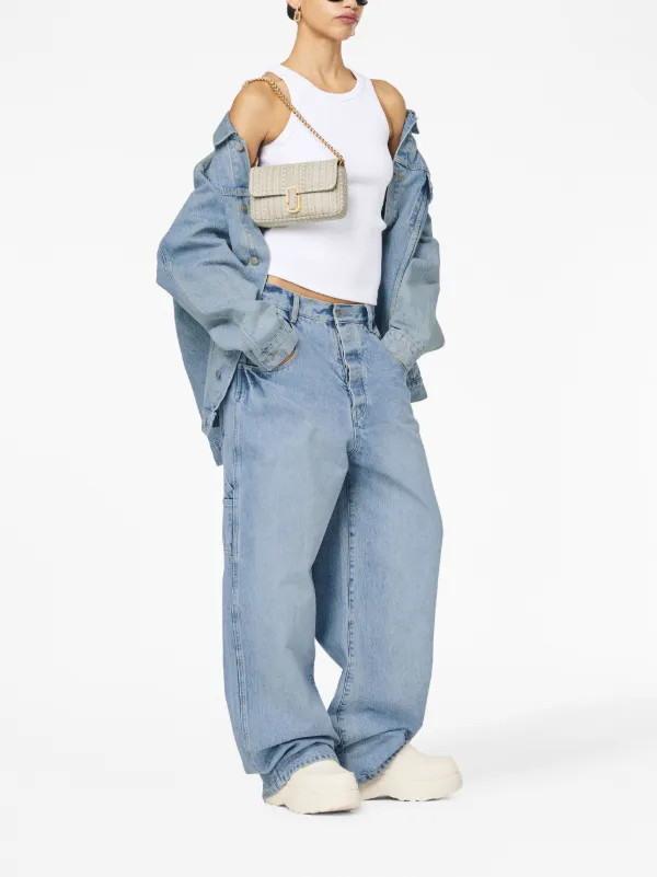 Marc Jacobs The Monogram Mini J Marc Shoulder Bag - Farfetch | Farfetch Global