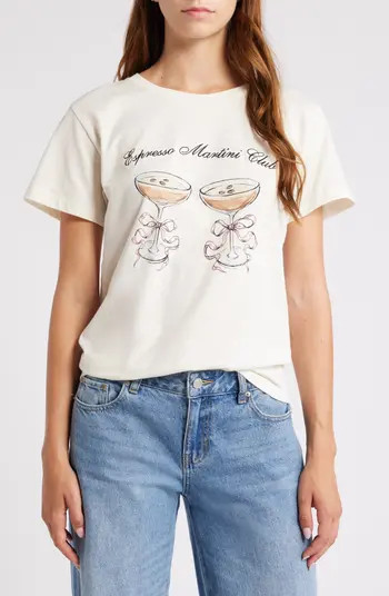 Espresso Martini Cotton Graphic T-Shirt | Nordstrom