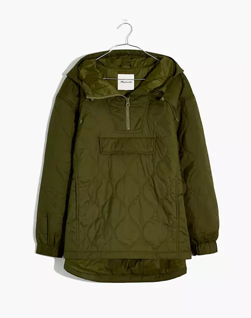 Quilted Packable Popover Puffer Jacket | Madewell