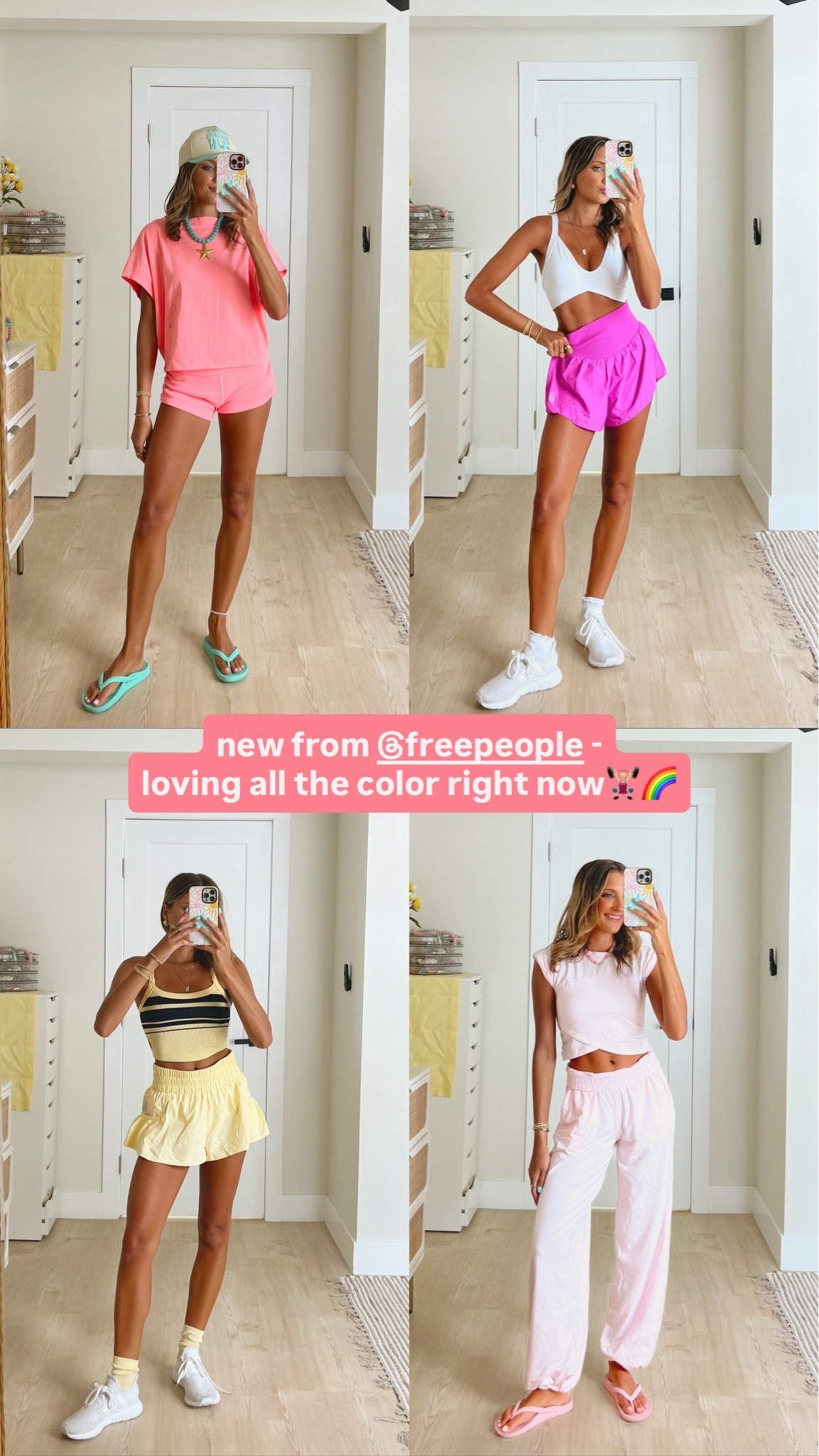 cute new arrivals from free people movement 💕💪🏼