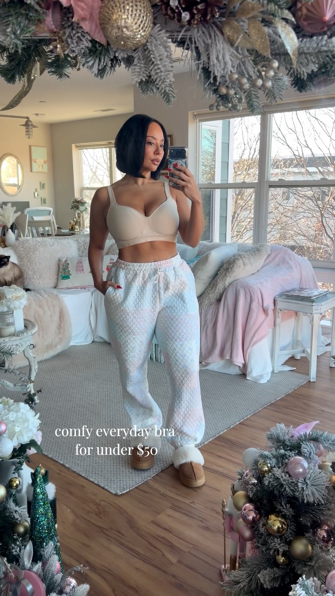 Comfy everyday bra for under $50. Wireless, comes in multiple colors and is a wardrobe essential. Perfect tshirt bra or to wear under sweats and sweaters. Fits true to size, has adjustable straps! 🫶🏽

#LTKPetite #LTKOver40 #LTKFindsUnder50