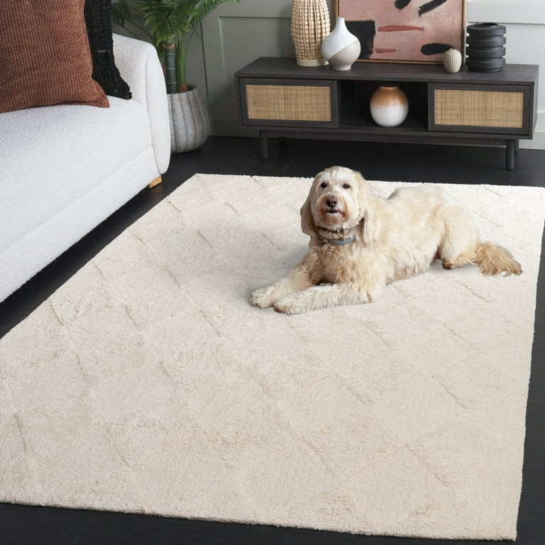 Safavieh Easy Care Danita Geometric Machine Washable Area Rug, Ivory, 8' x 10' | Walmart (US)