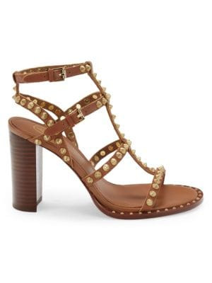 Kenya Studded Leather Sandals | Saks Fifth Avenue OFF 5TH
