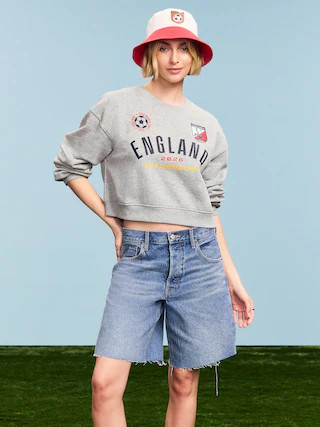 FIFA World Cup 26™ England Oversized Graphic Sweatshirt for Women | Old Navy (US)