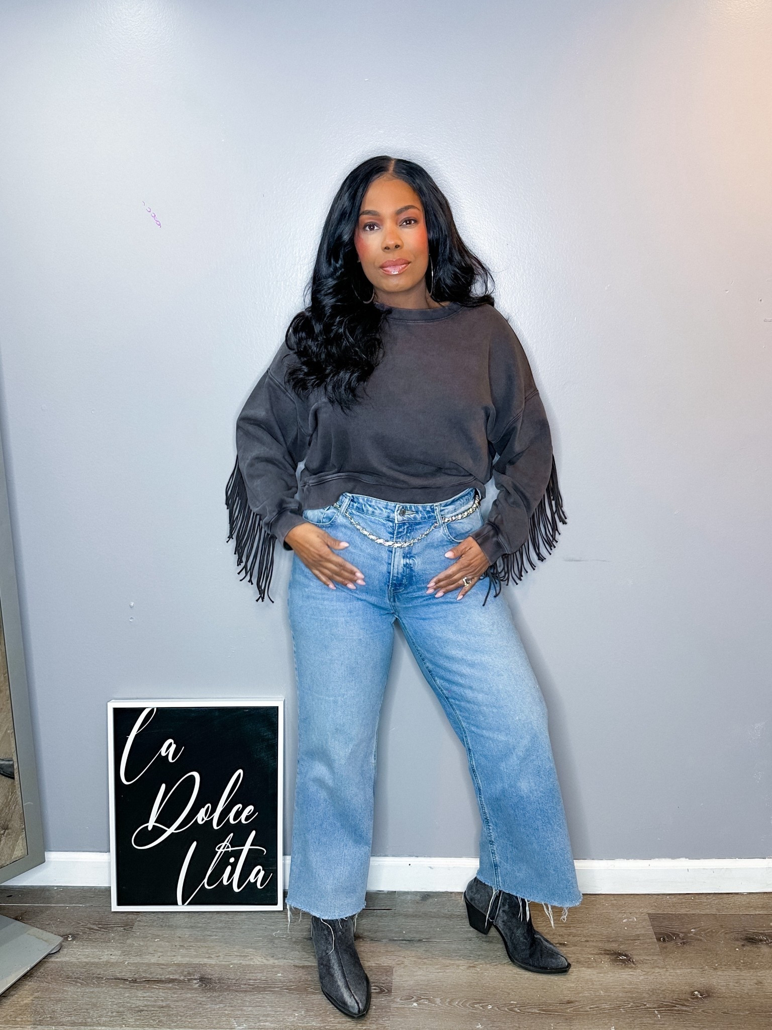 Back in Stock! This fringe sweatshirt is a fun twist on a casual throw on top. Adds a little pizazz to your everyday! ✨

#LTKFindsUnder50 #LTKootd #LTKSaleAlert