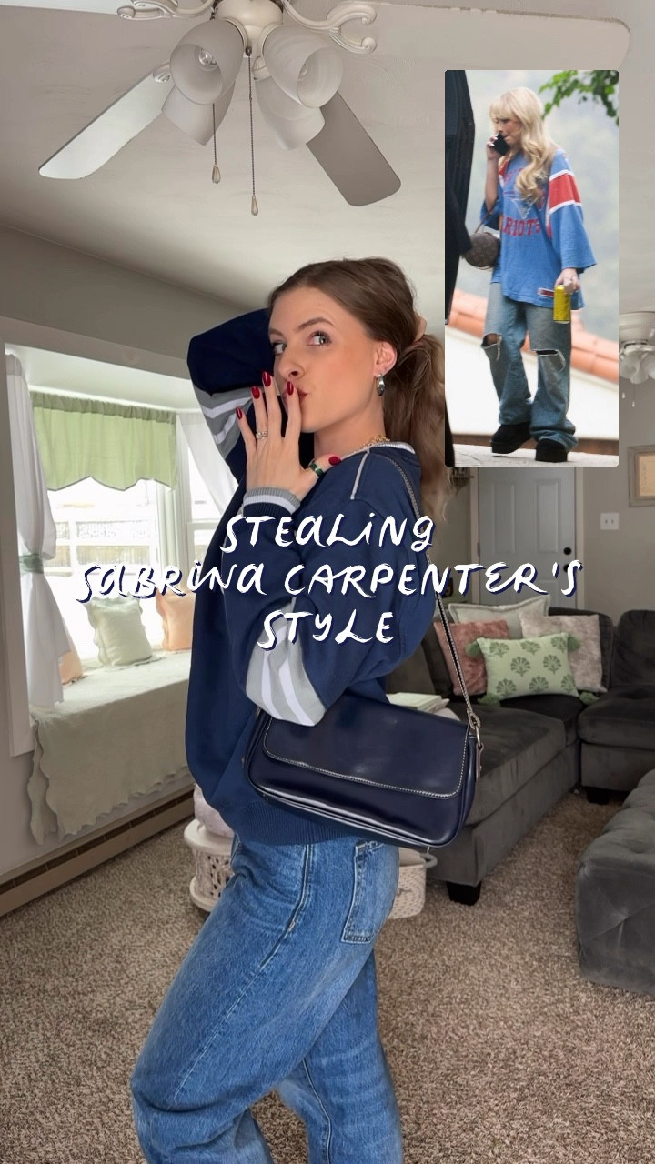 Reel 2/17/25

New England patriots crewneck sweatshirt, celebrity style steal, Sabrina carpenter outfit inspo, short n sweet deluxe album release, Pinterest outfit inspired, baggy jeans, platform Chelsea boots, old nostalgic crewneck t-shirt sweatshirt, gold accessories, Amazon affordable jewelry, mixing old and neww

#LTKStyleTip #LTKShoeCrush #LTKFindsUnder50