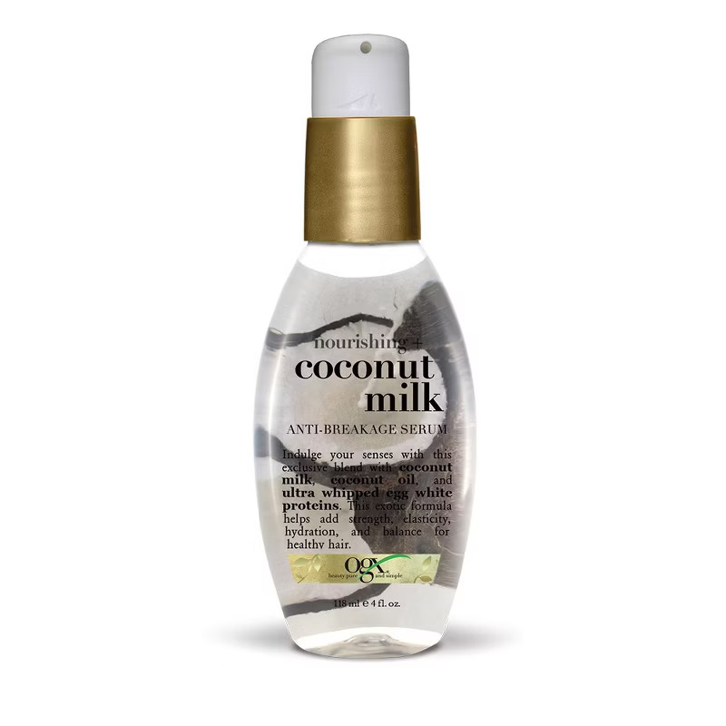 OGX Nourishing + Coconut Milk Anti-Breakage Serum Leave-In Hair Treatment - 4 fl oz | Target