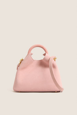 Pink Suede Baozi Bag | Tuckernuck (US)