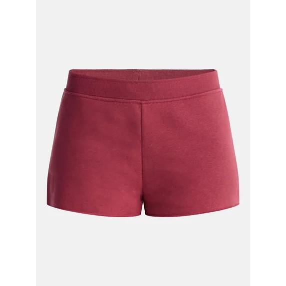 No Boundaries Ribbed Waistband Fleece Shorts, 2" Inseam, Women’s XXS-XXL | Walmart (US)