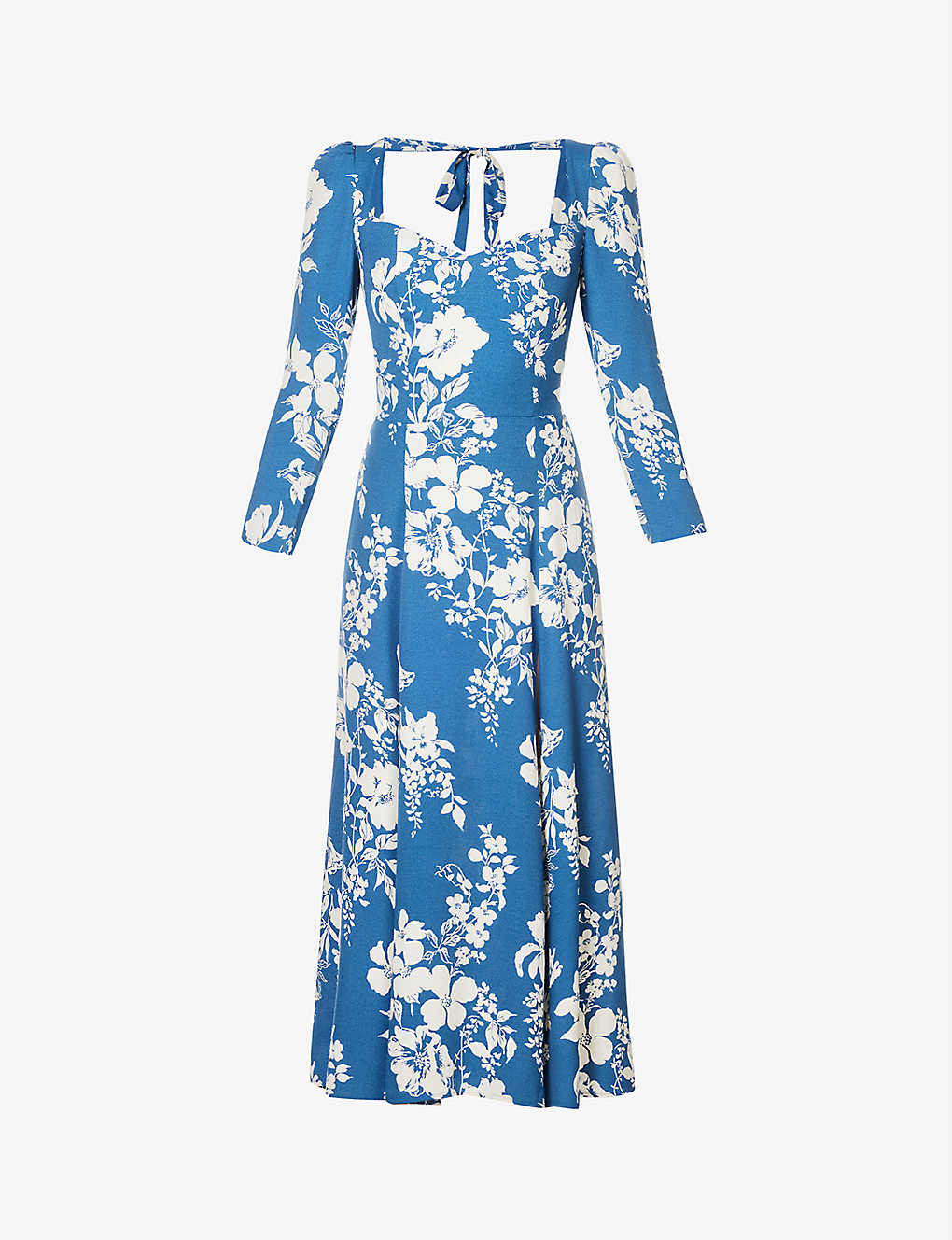 Mara floral-print crepe midi dress | Selfridges