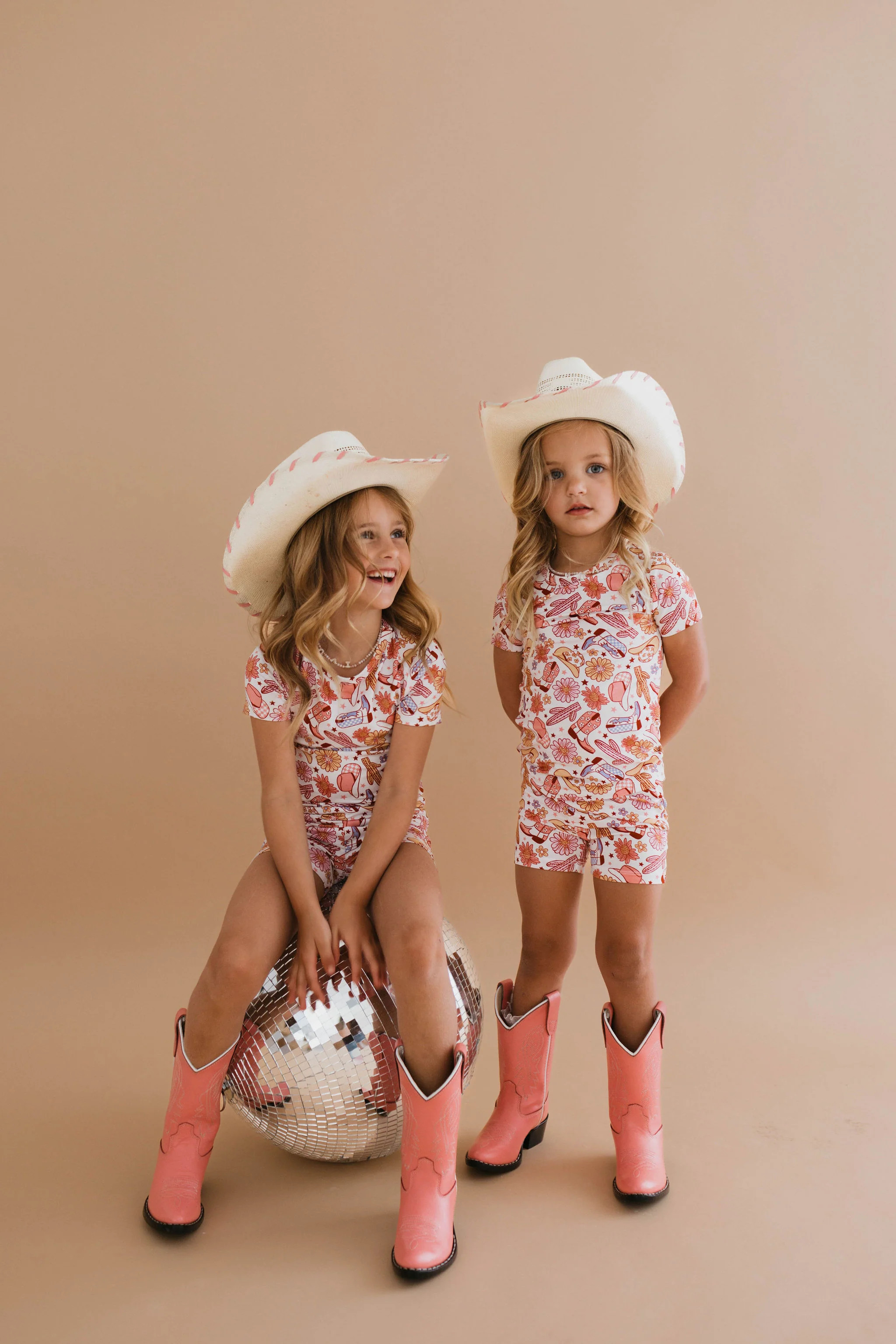 Pink Let's Go Girls Two Piece Set Jammers x Karissa Abbott | In My Jammers