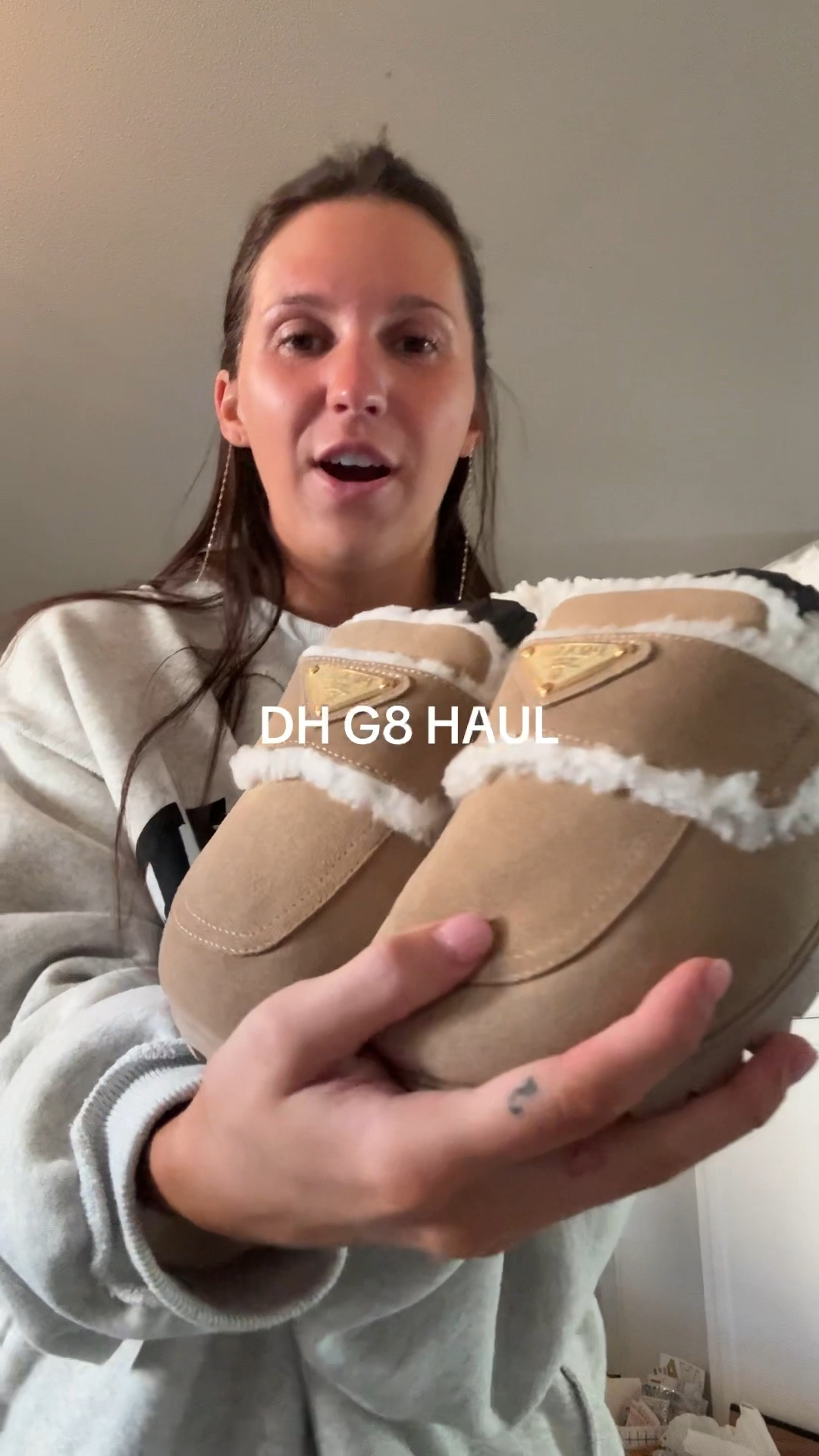 Luxury slipper haul! I got color 2 and size 38, I am typically a size 7.5-8 in shoes! 
Amazing quality. 


shoe haul
slippers
luxury slippers
prada slippers 
prada loafers 
suede shearling slippers 
fur slides
designer slippers

#LTKShoeCrush #LTKFindsUnder100 #LTKStyleTip