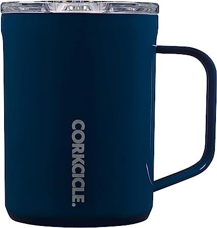 Corkcicle Coffee Mug, Insulated Travel Coffee Cup with Lid, Stainless Steel, Spill Proof for Coff... | Amazon (US)
