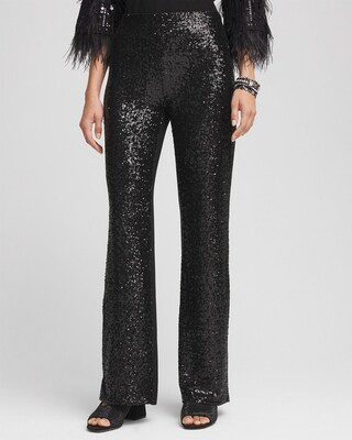 Juliet Sequin Wide Leg Pant | Chico's
