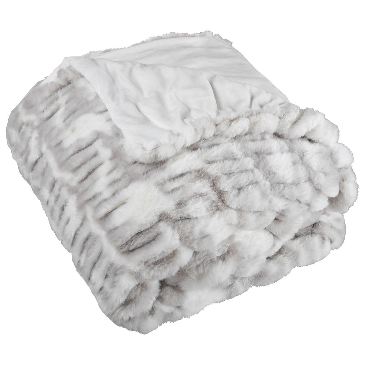 Lavish Home 60x80 Jacquard Faux Fur Blanket | Target