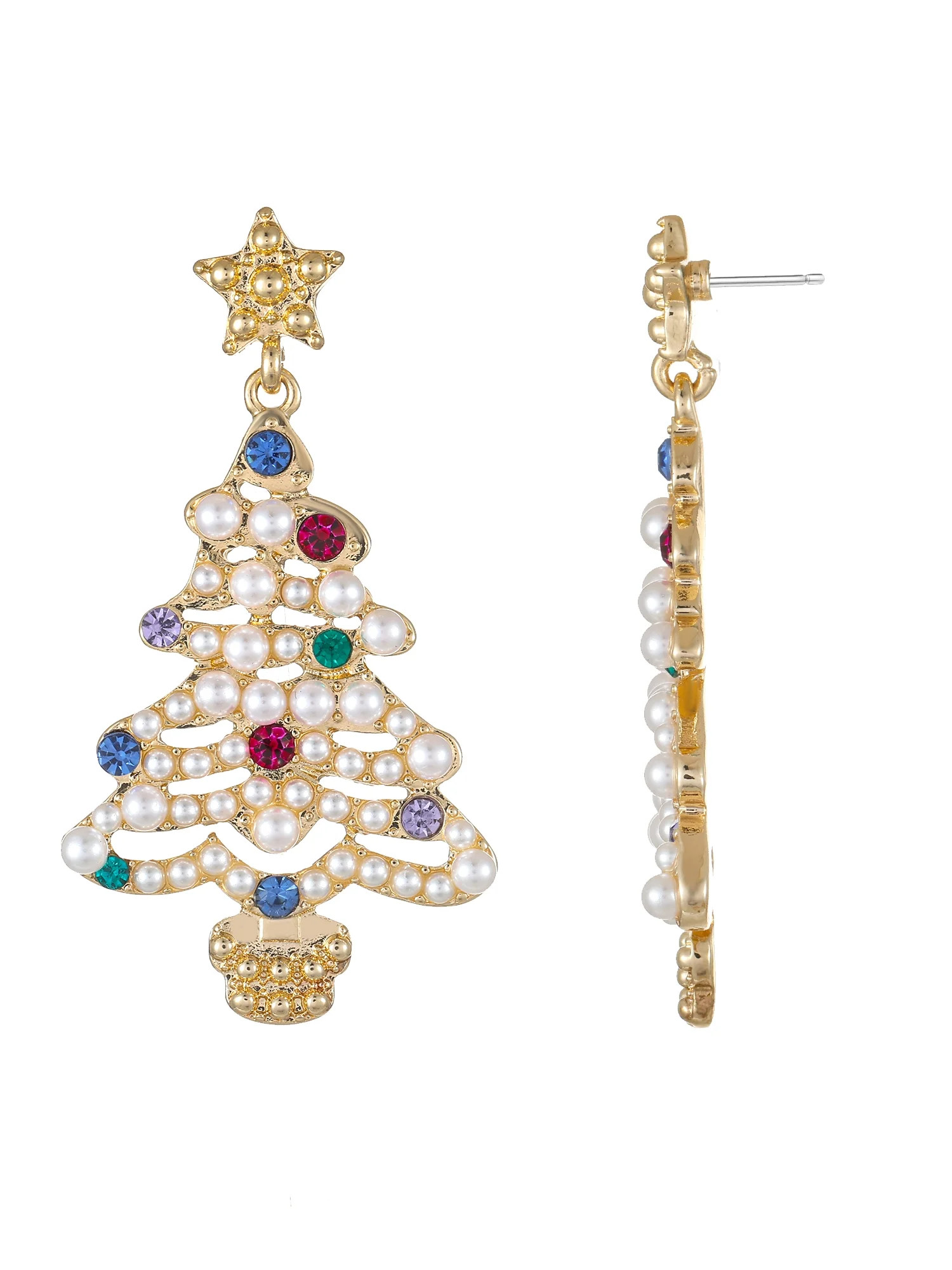 Packed Party Rockin' Round the Christmas Tree Earrings | Walmart (US)