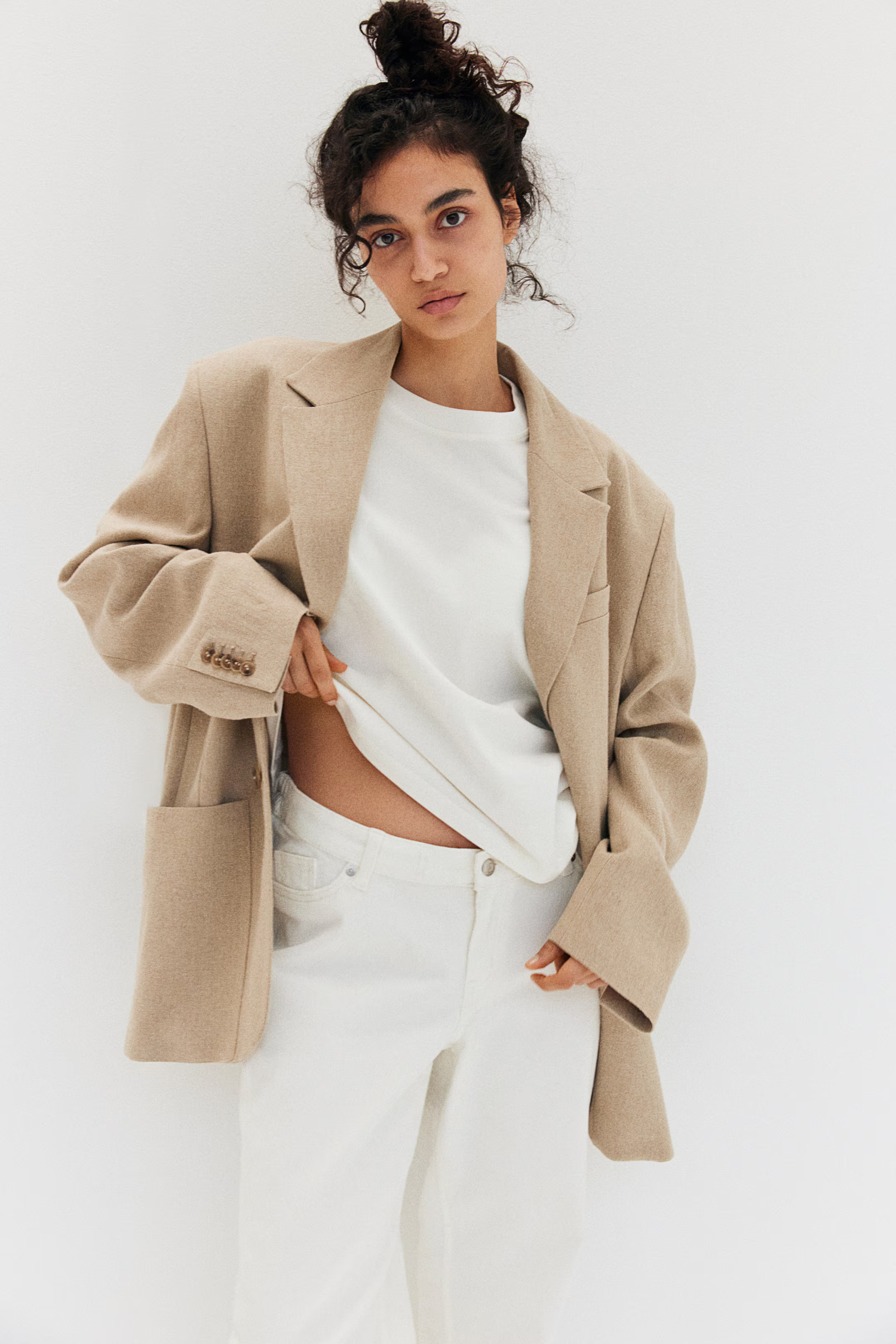 MAMA Before & After Wide Low Jeans | H&M (UK, MY, IN, SG, PH, TW, HK)