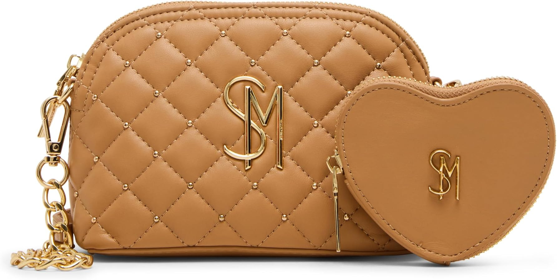 Steve Madden womens Steve Madden Bmaggs Mini Quilted Dome Crossbody | Amazon (US)