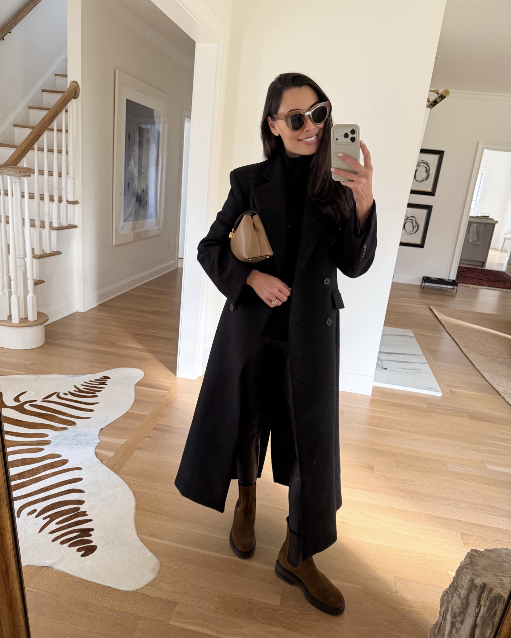 Black winter coat, winter outfit, snow boots. 

#LTKootd #LTKSeasonal #LTKTravel