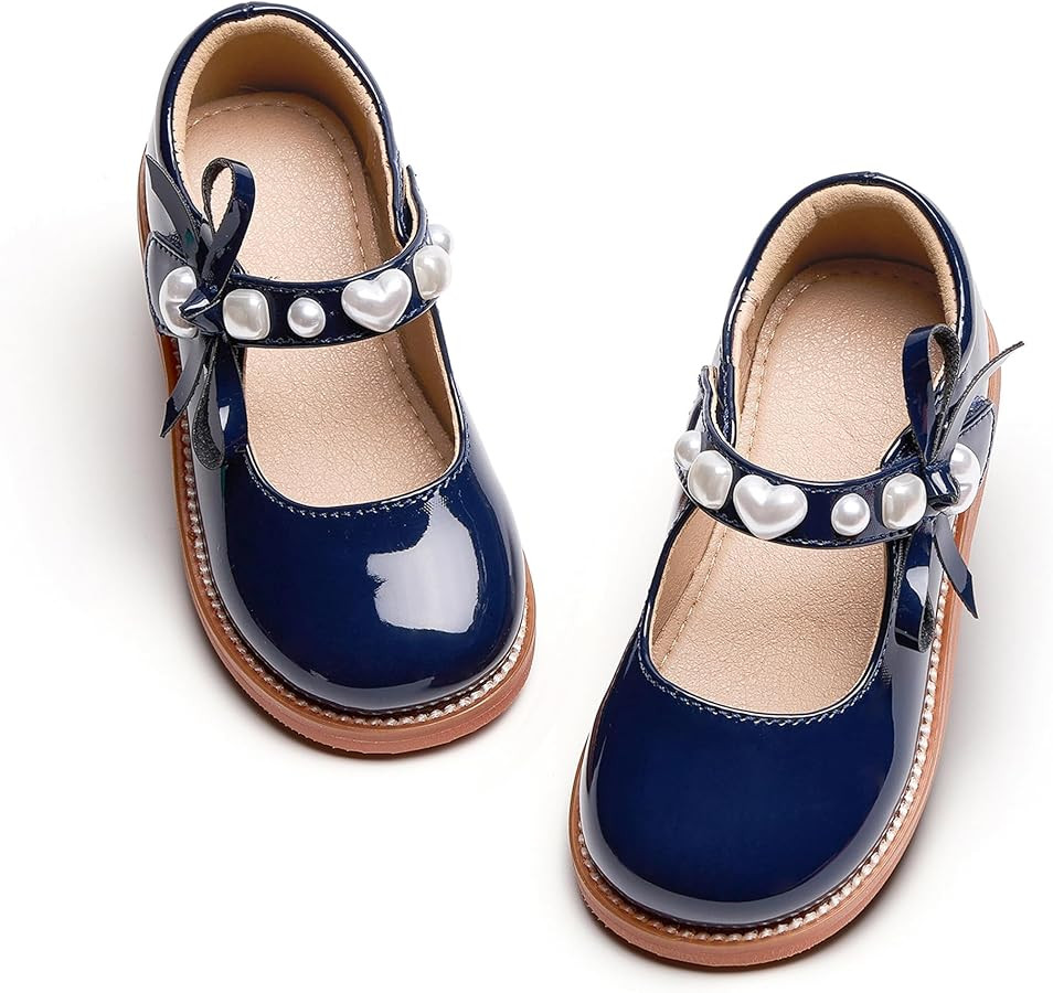 Kiderence Girls Flat Dress Shoes School Oxfords Marry Jane (Toddler/Little Kids) | Amazon (US)