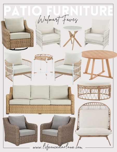 Patio Furniture- Walmart faves! So many gorgeous pieces and at affordable prices too! The perfect way to elevate your patio or outdoor space!

#walmarthome #frontporch #patiofurniture

#LTKSeasonal #LTKhome #LTKsalealert