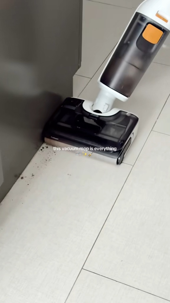 this vacuum mop works so well!! love that it is self cleaning too 🫧 

Cleaning products, vacuum mop, wet vacuum, vacuum