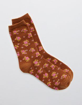 Aerie Waffle Crew Socks | American Eagle Outfitters (US & CA)
