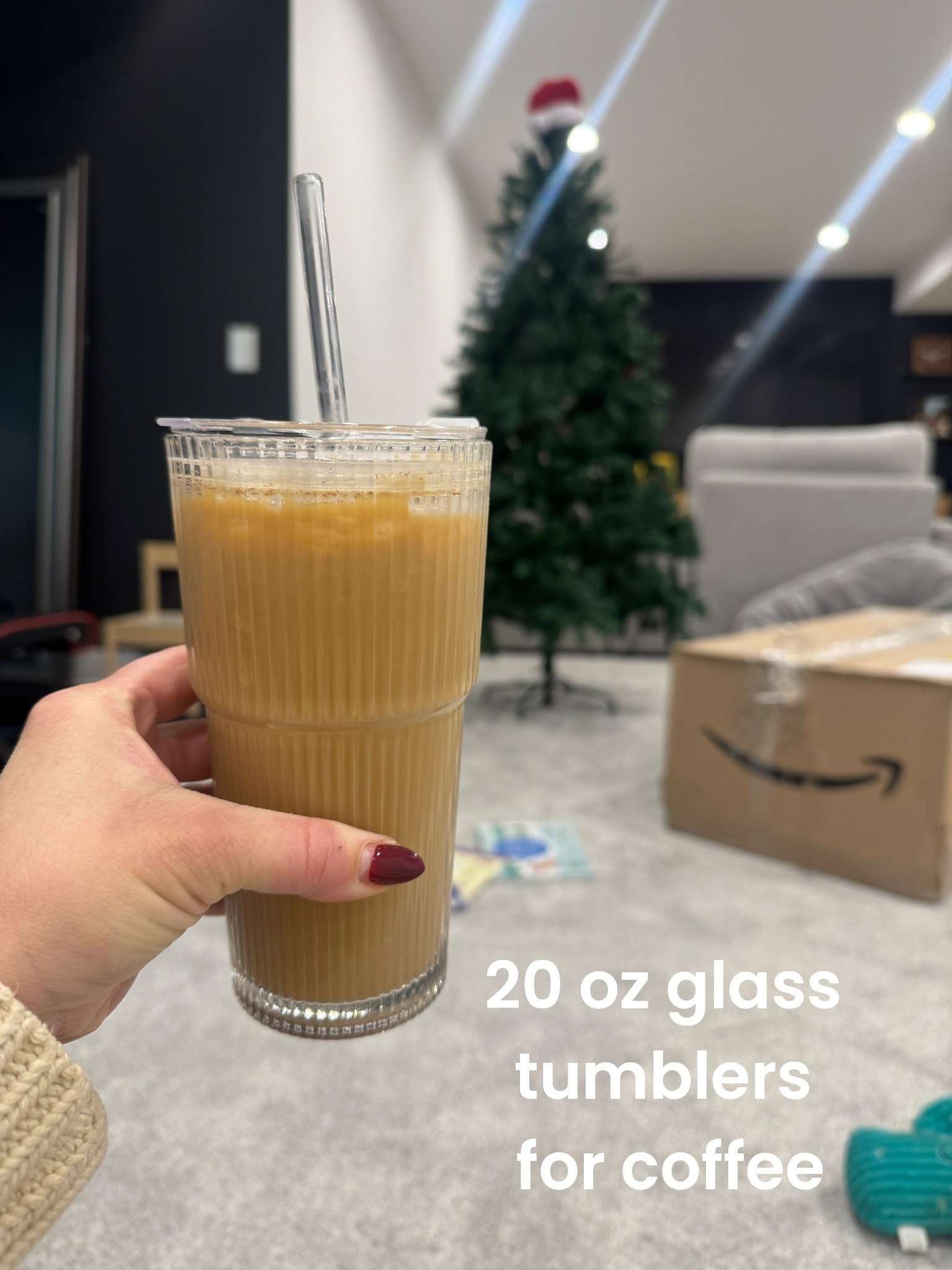 Loving these 20 oz glass tumblers for my coffee- come in a 4 pack 

Amazon finds 

#LTKHoliday #LTKSeasonal #LTKGiftGuide