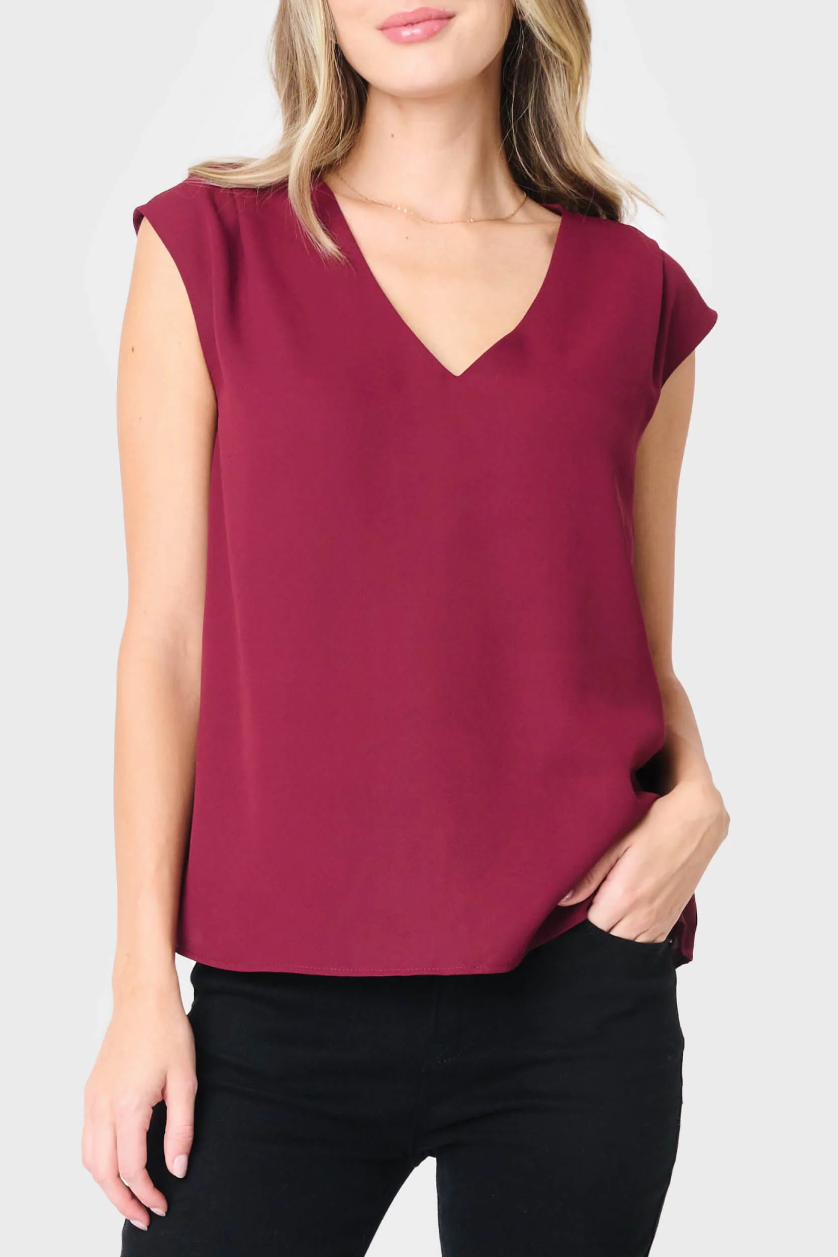 The Favorite V-Neck Blouse | Gibson
