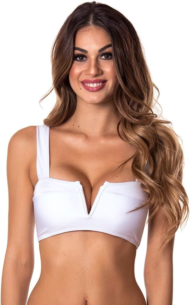 Women's V Wire Bandeau Bikini Top | Amazon (US)