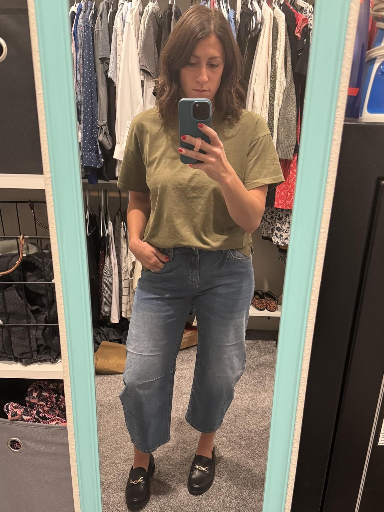 Sidefeel Women's Barrel Jeans Wide Leg Vintage Mid Rise Y2k Baggy Boyfriend Ankle Denim Pants | Amazon (US)