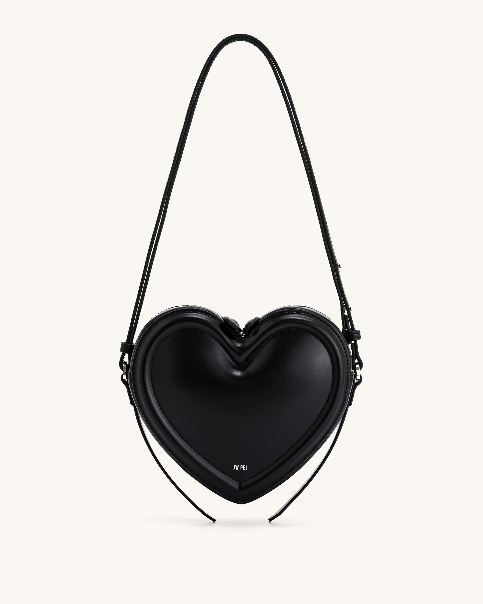 Arlene Heart Shaped Bag - Black | JW PEI US