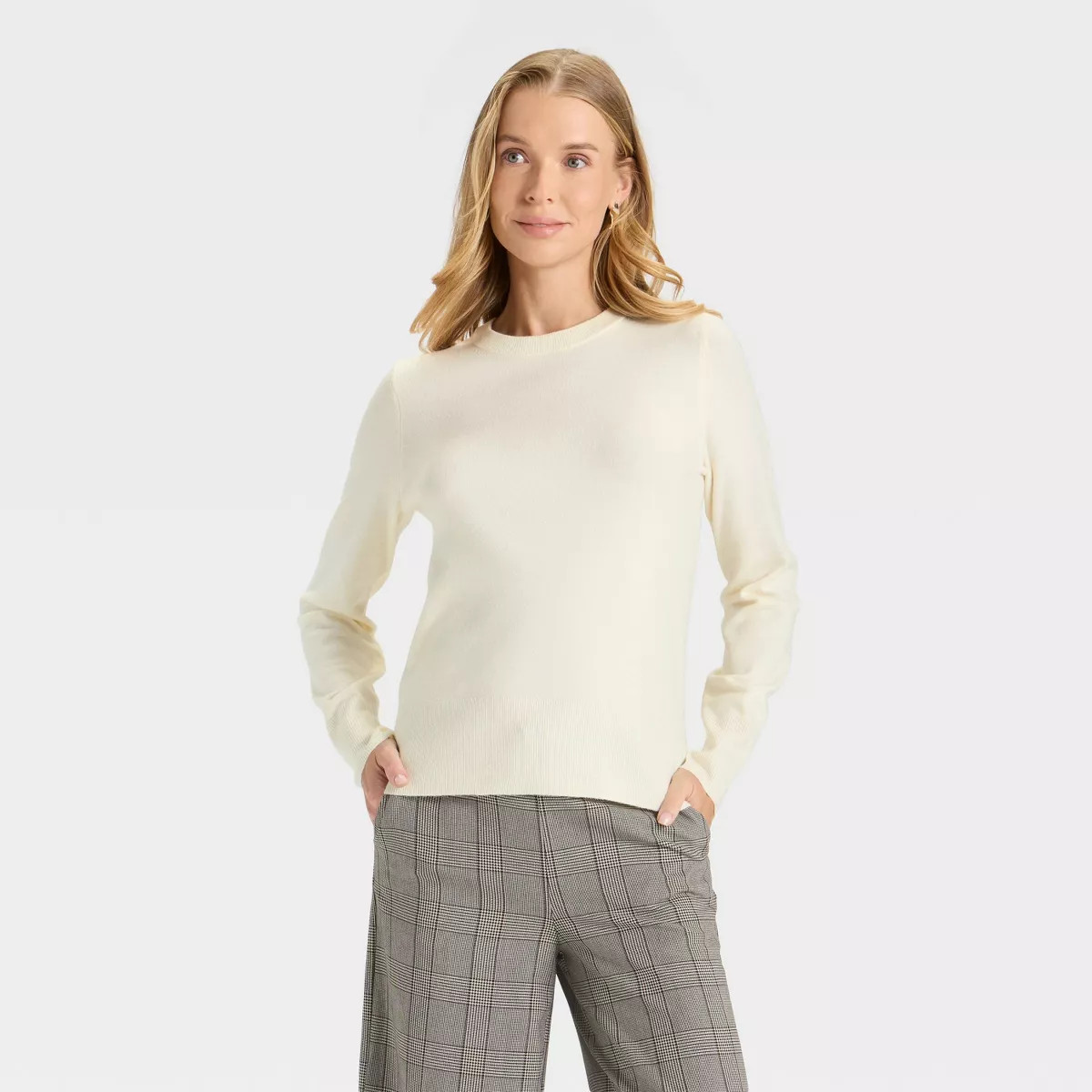 Women's Slim Fit Cozy Knit Pullover Sweater - A New Day™ | Target