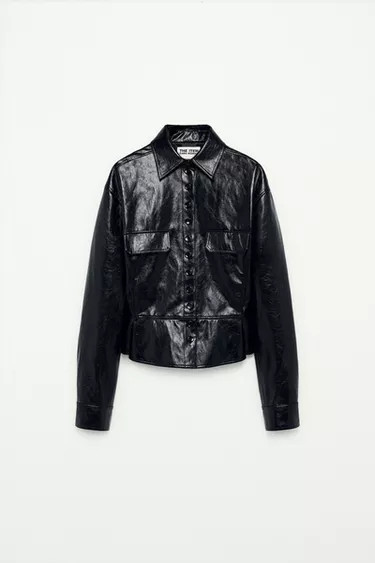 FAUX LEATHER PEPLUM JACKET - THE ITEM ZARA WOMAN | Zara DE