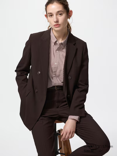 Double Breasted Jacket | UNIQLO (UK)