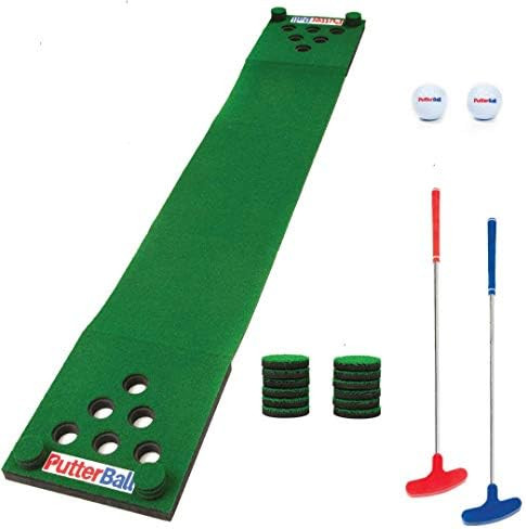PutterBall Golf Pong Game Set The Original - Includes 2 Putters, 2 Golf Balls, Green Putting Pong... | Amazon (US)