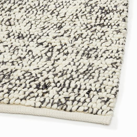 Mini Pebble Wool Jute Rug | West Elm (US)