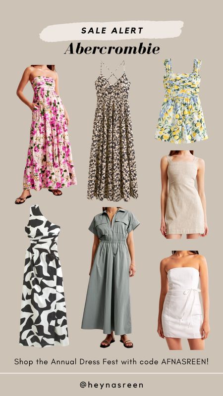My recent purchases for the Abercrombie Annual Dress Fest! These summer pieces are on sale now. Use my code AFNASREEN 🤍
#abercrombiepartner #ad

#LTKSaleAlert #LTKStyleTip #LTKFindsUnder100